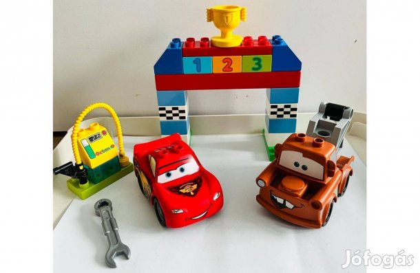 Lego Duplo Verdák - Autóverseny - Villám Mcqueen és Matuka