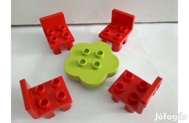 Lego Duplo asztal + 4 szék