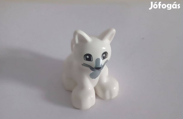 Lego Duplo cica / macska, fehér