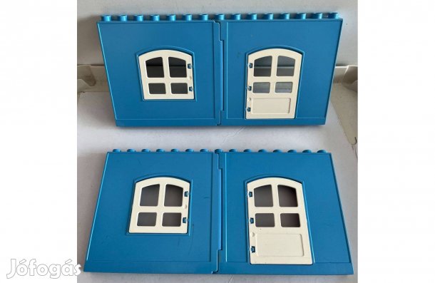 Lego Duplo házfal / fal, kék