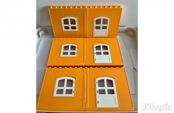 Lego Duplo házfal / fal, sárga