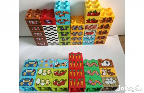Lego Duplo képes / mintás kockák