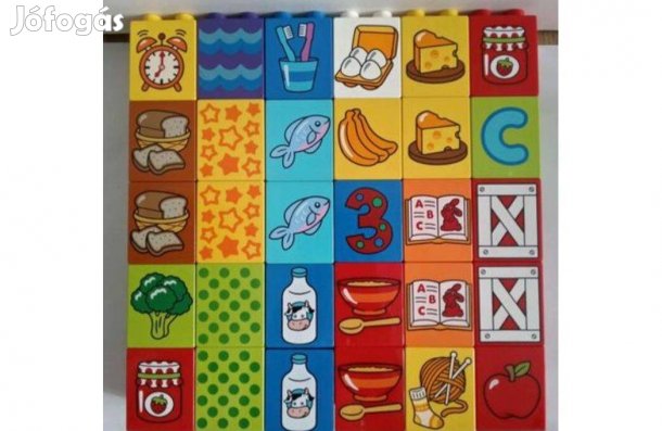 Lego Duplo képes kocka, 2x2x2