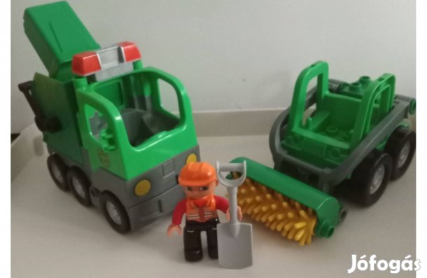 Lego Duplo kukásautó + úttisztító