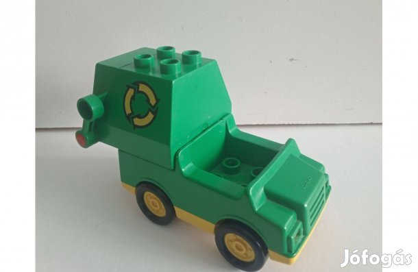 Lego Duplo kukásautó, zöld retro