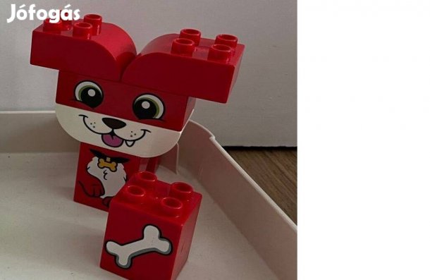 Lego Duplo kutya + csont képes kocka