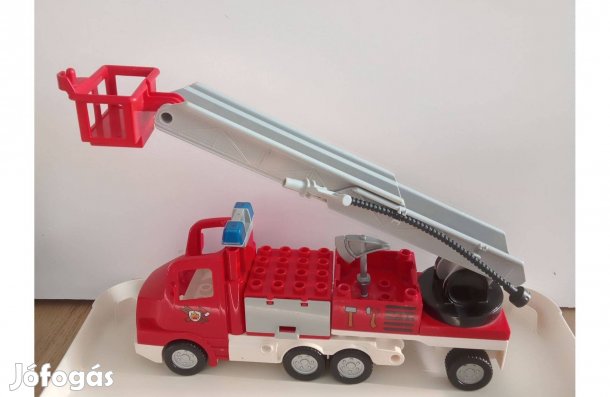 Lego Duplo létrás-kosaras tűzoltó