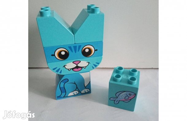 Lego Duplo macska / cica + képes kocka
