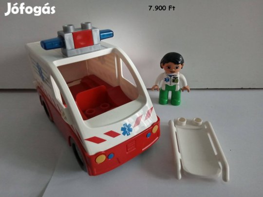 Lego Duplo mentőautó működő szirénával