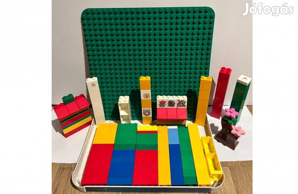 Lego Duplo nagy zöld alaplap + 131 db kompatibilis kocka