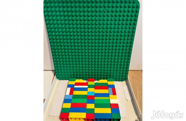 Lego Duplo nagy zöld alaplap + kockacsomag