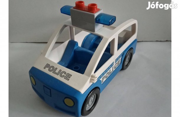 Lego Duplo rendőrségi autó szirénával (villog és hangot ad)