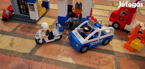 Lego Duplo rendőrségi szett tűzoltóval