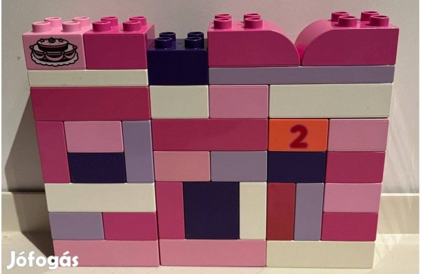 Lego Duplo rózsaszín kockák / kockacsomag