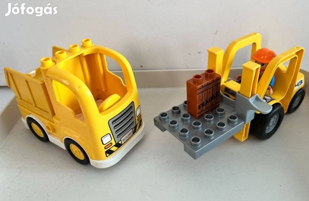 Lego Duplo targonca + teherautó / billencs