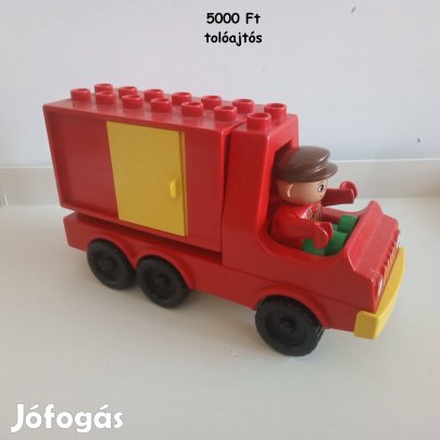 Lego Duplo teherautó, tolóajtós