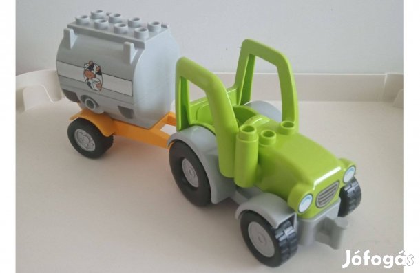 Lego Duplo traktor, tejszállító