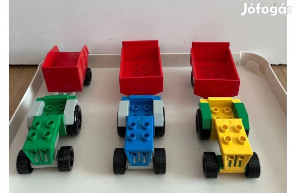 Lego Duplo traktor utánfutóval