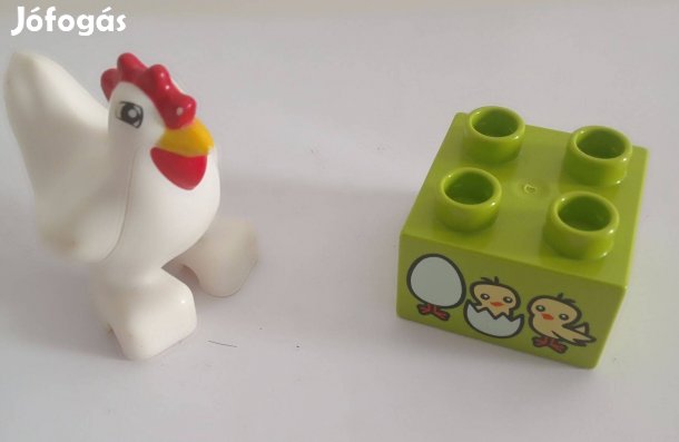 Lego Duplo tyúk + csibés kocka