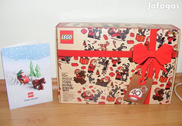 Lego Exclusive 4002018 Santa's Sleigh Télapó Szán Karácsony Új