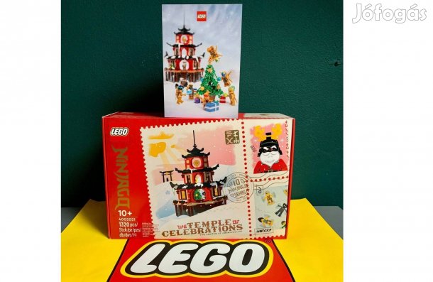 Lego Exclusive 4002021 Ninjago Christmas Temple of Celebrations Új