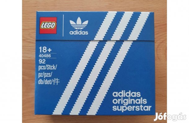 Lego Exkluzív Mini Adidas Originals Superstar 40486 bontatlan eladó!