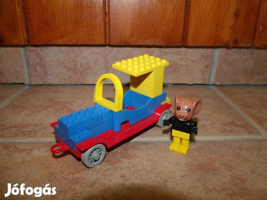 Lego Fabuland 328-1 = 121 Roadster Moe egér sportkocsija komplett
