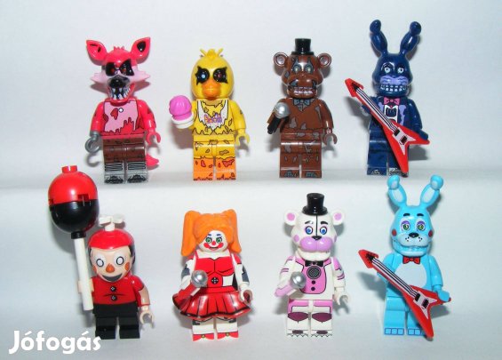 Lego Fnaf Five Nights at Freddy's Circus Baby Freddy Bonnie figura