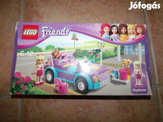 Lego Friends 3183 Stephanie vagány nyitható tetejű autója kabrió kutya