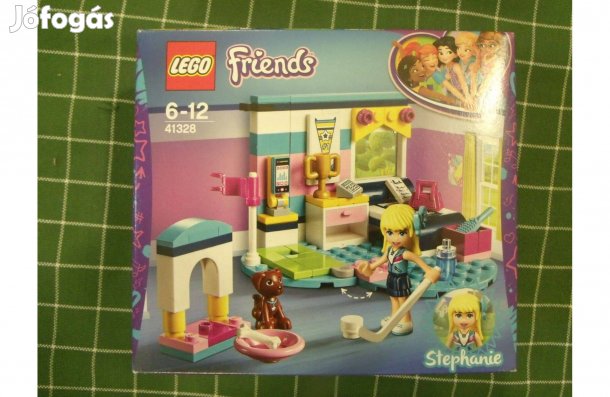 Lego Friends 41328 Stephanie hálószobája újszerű Dash kutya