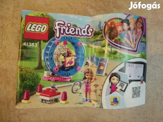 Lego Friends 41383 Olivia hörcsögjátszótere mókuskerék 3 hörcsög