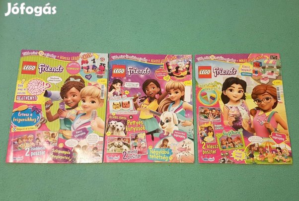 Lego Friends magazinok (3 db) - poszterrel