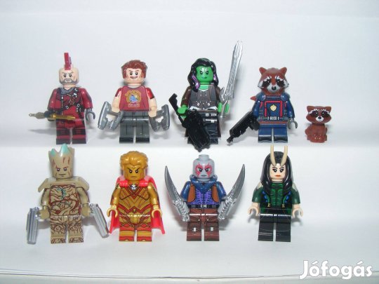 Lego Galaxis Őrzői figurák Groot Mantis Yondu Gamora Űrlord figura