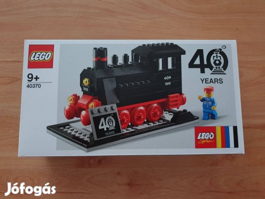 Lego Gőzmozdony 40 éves jubileumi vonatkészlet 40370 bontatlan eladó!