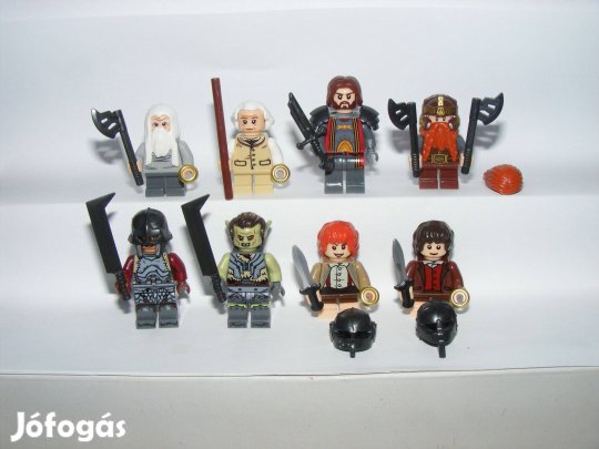 Lego Gyűrűk Ura Hobbit figurák Bilbo Baggins Gloin Isildur Gimli Frodo