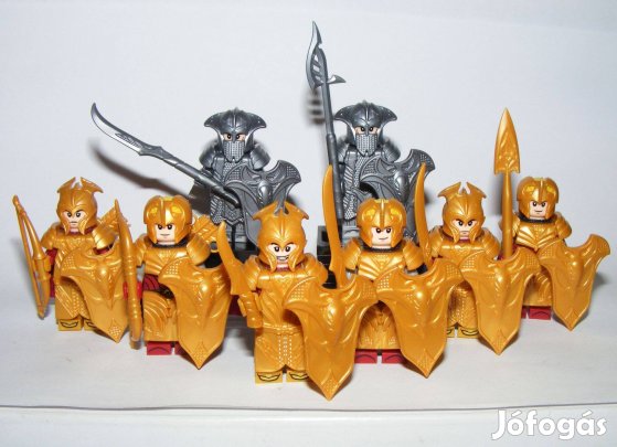 Lego Gyűrűk Ura Hobbit figurák Galadhrim Mirkwood Elf Tünde figura 8db