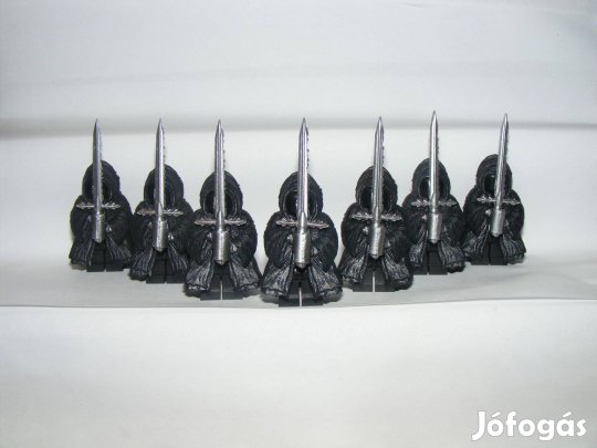 Lego Gyűrűk Ura Hobbit figurák Nasgul Gyűrű lidérc figura 7db fegyver