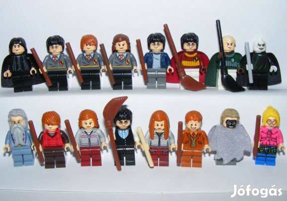 Lego Harry Potter figurák Hermione Halálfaló Voldemort figura 16db