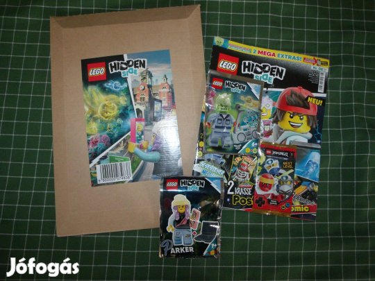 Lego Hidden Side új Scott Francis + Parker + iskolai csomag tornazsák