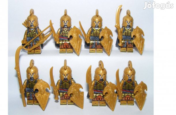 Lego Hobbit Gyűrűk Ura Castle figurák Elf Tünde katona figura katonák