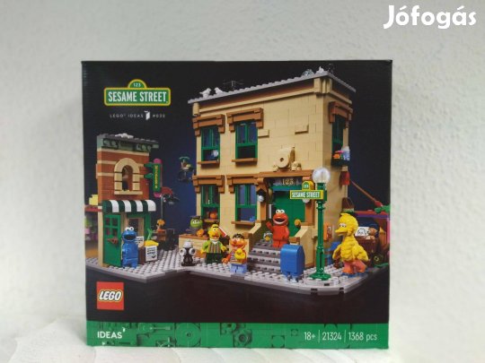Lego Ideas 21324 123 Sesame Street új, bontatlan