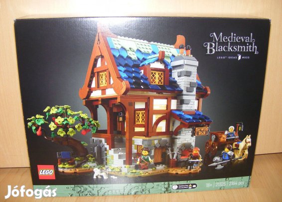 Lego Ideas 21325 Középkori Kovács Medieval Blacksmith Castle Új BP