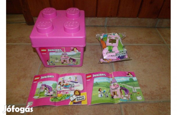 Lego Juniors 10668 Hercegnő kastélya csajos készlet + tároló