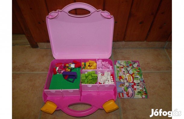 Lego Juniors Creator 10660 Rózsaszín bőrönd lányos készlet + tároló