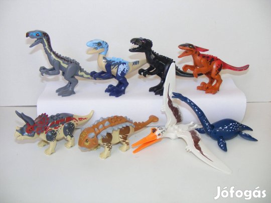 Lego Jurassic World dinoszaurusz figura dínó Mosasaurus Ankylosaurus 8