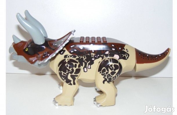 Lego Jurassic World dinoszaurusz figura dínó Nagy Triceratops 30cm új
