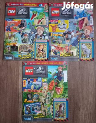 Lego Jurassic World újság 1., 2., 3. száma