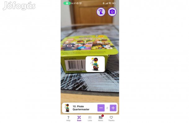 Lego Kalóz szállásmester minifigura (CMF 27) bontatlan