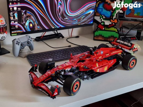 Lego Kompatibilis Ferrari SF-24 F1 autó