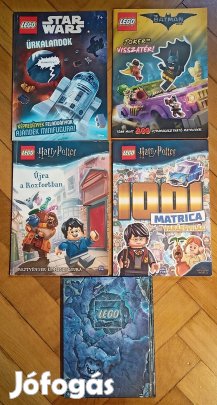 Lego Könyv magazinok matricás albumok egyben